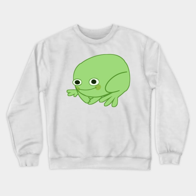 Stress frog Crewneck Sweatshirt by diffrances